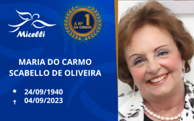 MARIA DO CARMO SCABELLO DE OLIVEIRA