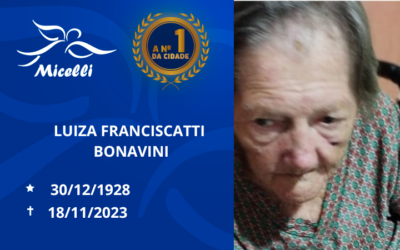 LUIZA FRANCISCATTI BONAVINI