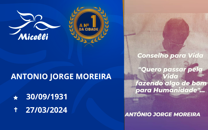 ANTONIO JORGE MOREIRA