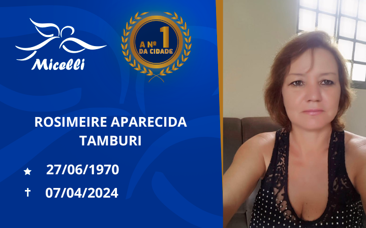 ROSIMEIRE APARECIDA TAMBURI