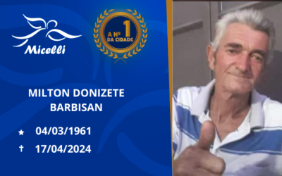 MILTON DONIZETE BARBISAN