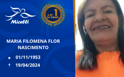 MARIA FILOMENA FLOR NASCIMENTO