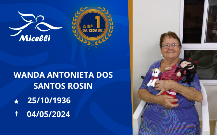 WANDA ANTONIETA DOS SANTOS ROSIN