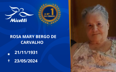 ROSA MARY BERGO DE CARVALHO