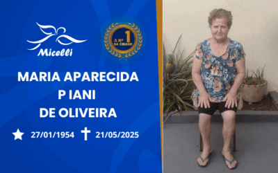 MARIA APARECIDA PIANI DE OLIVEIRA