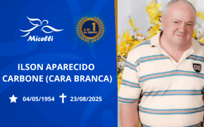 ILSON APARECIDO CARBONE (CARA BRANCA)